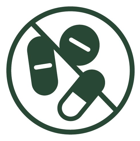 Antibiotic-free