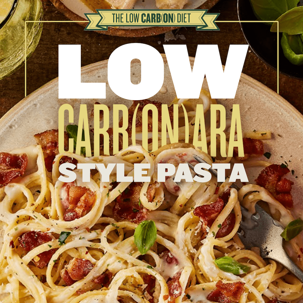 Low Carb(on)ara Style Pasta