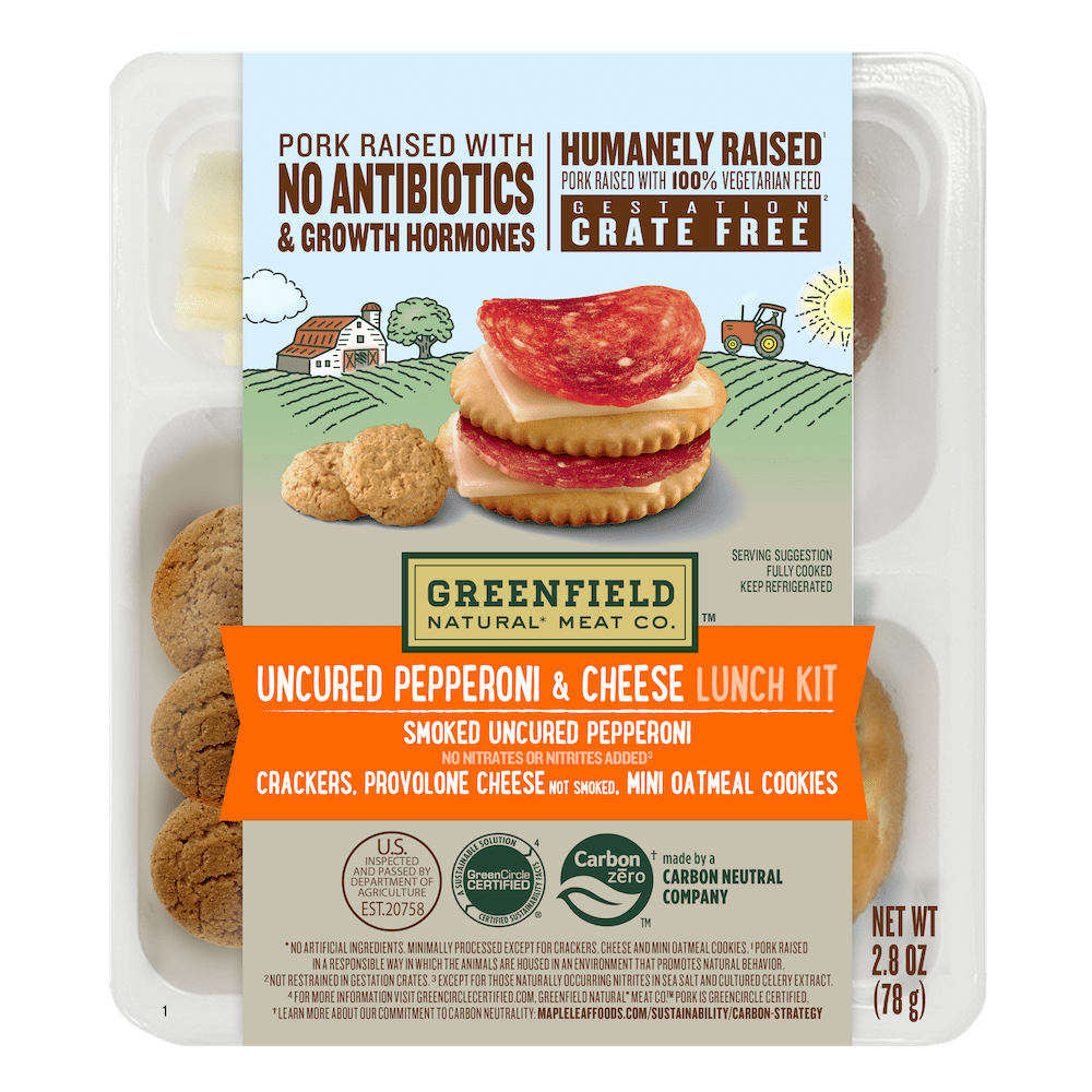 Uncured Pepperoni & Cheese Lunch Kit