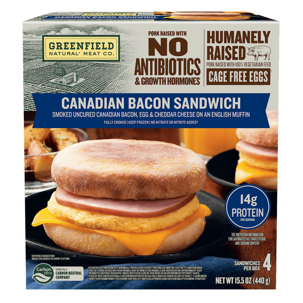 Canadian Bacon Sandwich