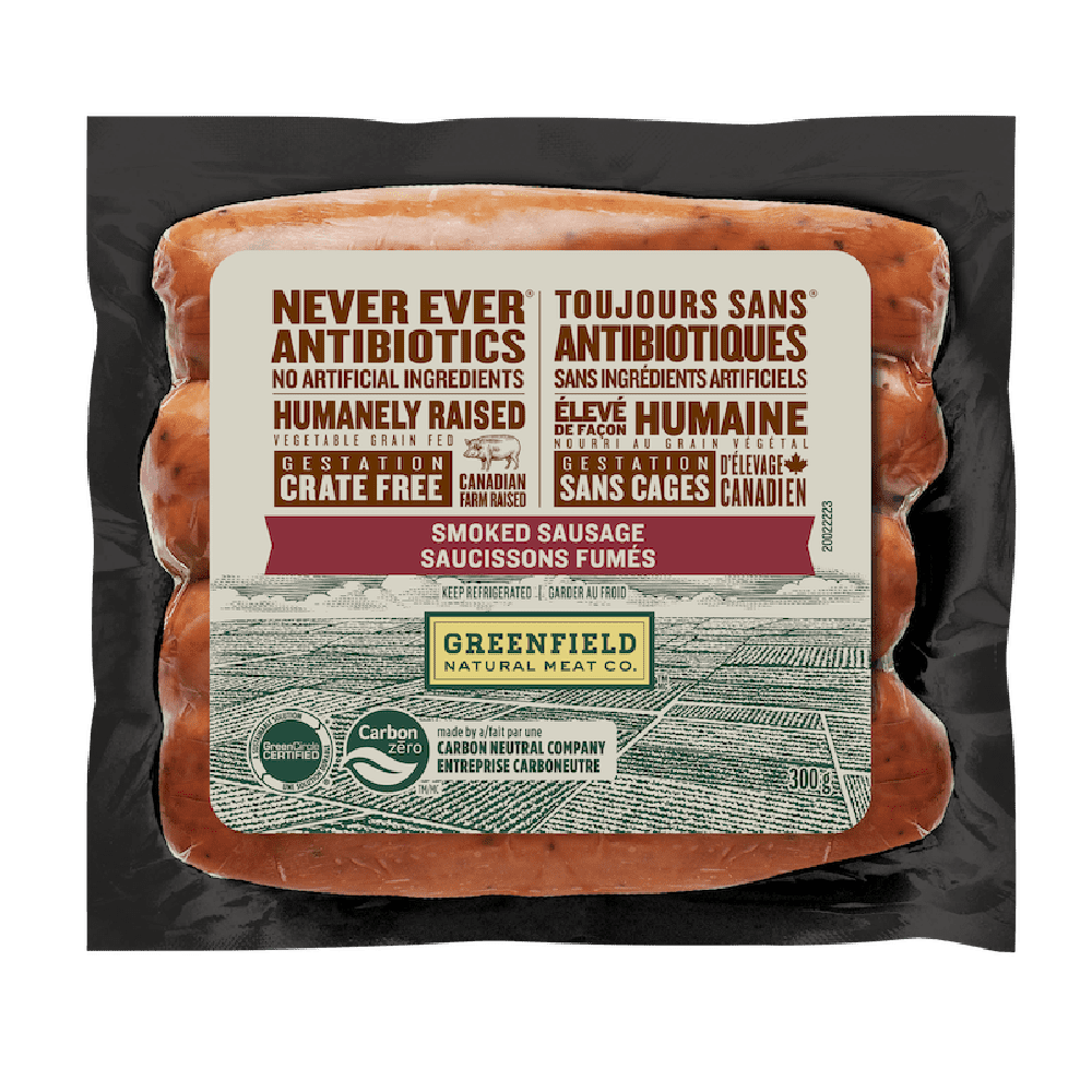Greenfield Natural Meat Co Smoked Sausage/Saucissons Fumes