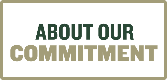 About Our Commitment mobile title